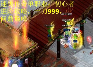 迷失传奇单职业：初心者进阶攻略，一刀999，问鼎巅峰