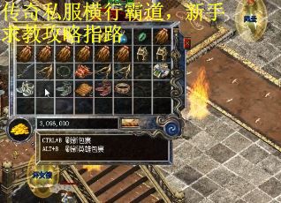传奇私服横行霸道，新手求教攻略指路