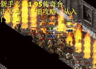 新手必看1.95传奇合击发布网详细攻略：从入门到精通