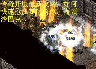 传奇开服最新攻略：如何快速抢注新区角色，占领沙巴克