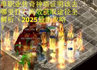 单职业传奇神塔证明该去哪里打?高效获取途径全解析(2025最新攻略) 单职业传奇神塔证明该去哪里打?高效获取途径全解析(2025最新攻略)