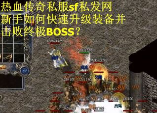 热血传奇私服sf私发网新手如何快速升级装备并击败终极BOSS？