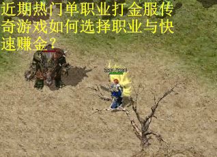 近期热门单职业打金服传奇游戏如何选择职业与快速赚金?
