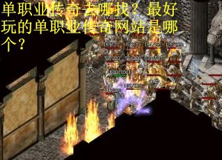 单职业传奇去哪找？最好玩的单职业传奇网站是哪个？