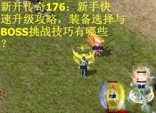 新开传奇176：新手快速升级攻略，装备选择与BOSS挑战技巧有哪些？