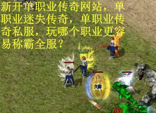 新开单职业传奇网站，单职业迷失传奇，单职业传奇私服，玩哪个职业更容易称霸全服？