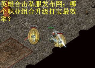 英雄合击私服发布网：哪个职业组合升级打宝最效率？