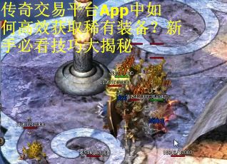 传奇交易平台App中如何高效获取稀有装备？新手必看技巧大揭秘