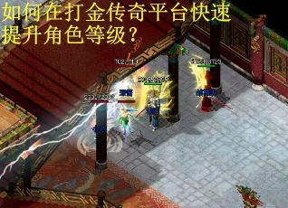 如何在打金传奇平台快速提升角色等级？
