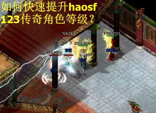 如何快速提升haosf123传奇角色等级？