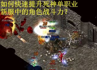 如何快速提升死神单职业新服中的角色战斗力？