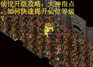 仙位升级攻略：大神指点，如何快速提升仙位等级？