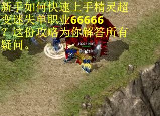 新手如何快速上手精灵超变迷失单职业66666？这份攻略为你解答所有疑问。