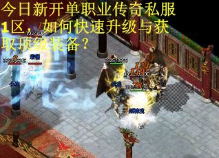 今日新开单职业传奇私服1区，如何快速升级与获取顶级装备？