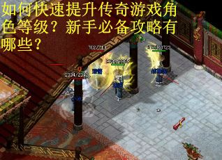 如何快速提升传奇游戏角色等级？新手必备攻略有哪些？